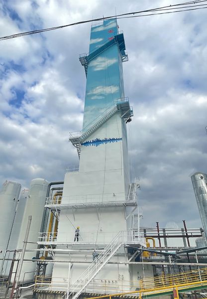 煙囪防腐，冷卻塔防腐