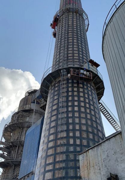 煙囪加固，煙囪修復