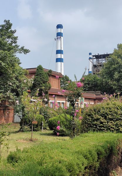 煙囪美化、煙囪彩繪