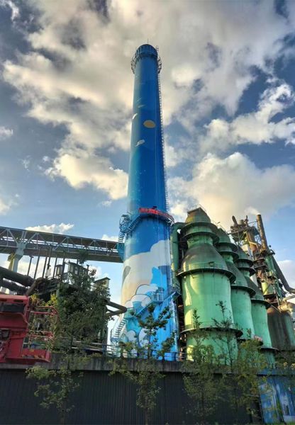 煙囪美化、煙囪彩繪