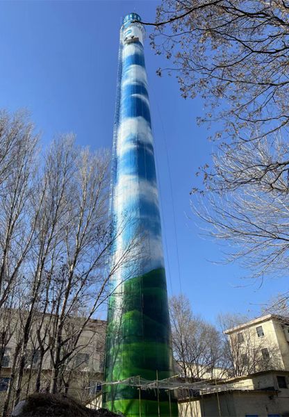 煙囪美化、煙囪彩繪