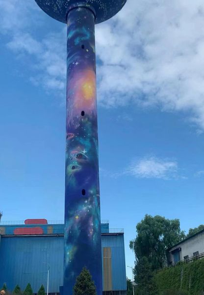 煙囪美化、煙囪彩繪