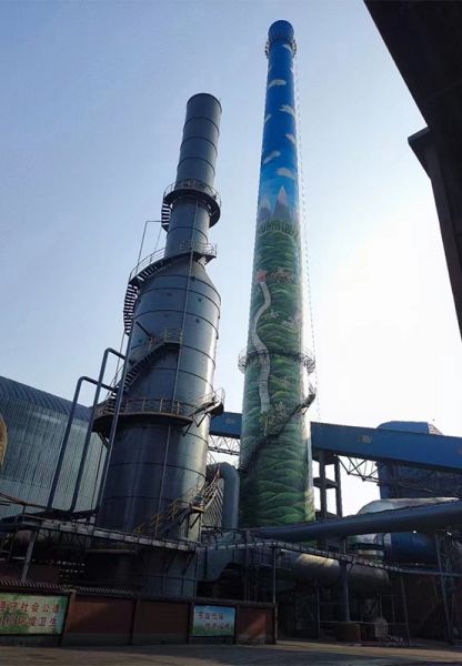 煙囪美化、煙囪彩繪