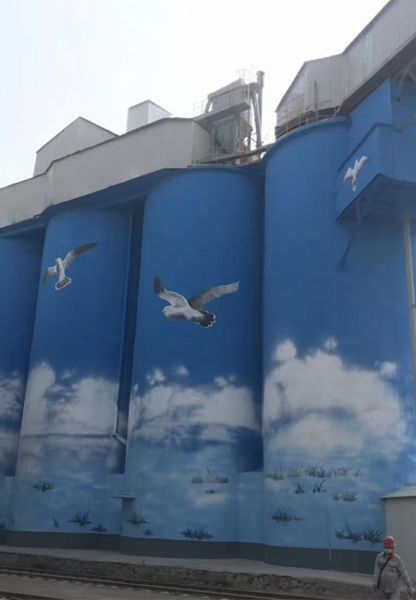 煙囪刷航標(biāo)、煙囪刷涂料