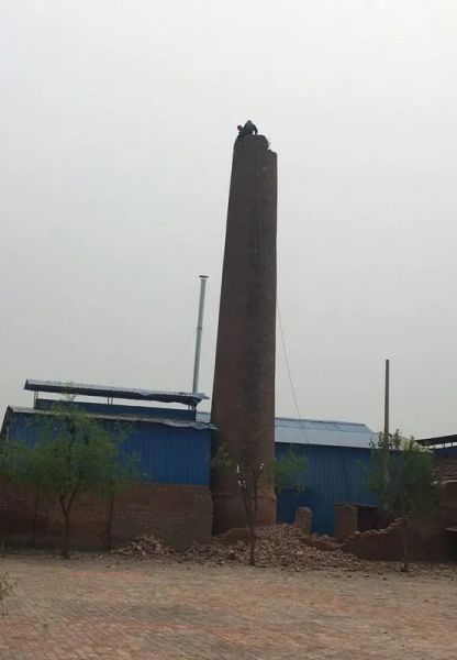 煙囪拆除，水塔拆除