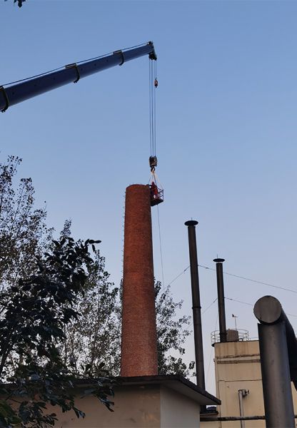 煙囪拆除，水塔拆除