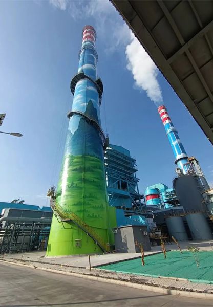 煙囪維修、煙囪加固