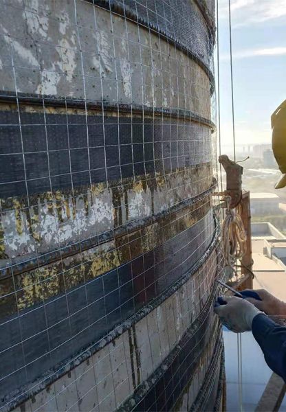 煙囪維修、煙囪加固